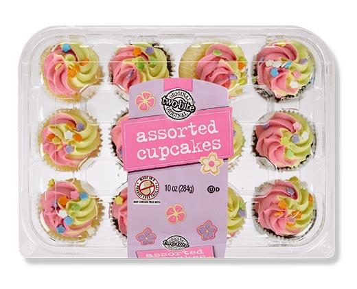 Two-Bite 
 Spring Mini Cupcakes