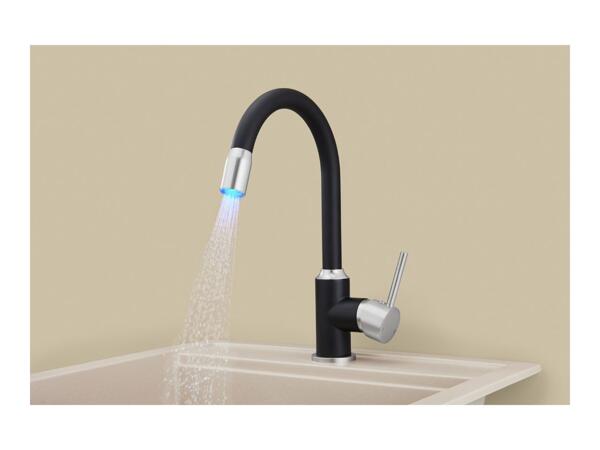 Livarno Home Black LED Kitchen Tap