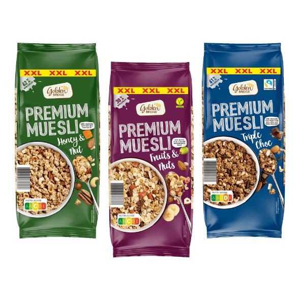 GOLDEN BRIDGE(R) 				Premium muesli