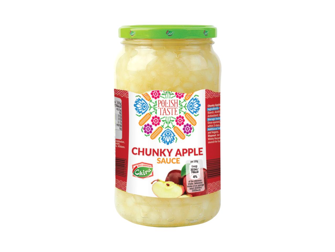 POLISH TASTE(R) Chunky Apple Sauce
