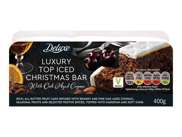 Deluxe Luxury Top Iced Christmas Bar