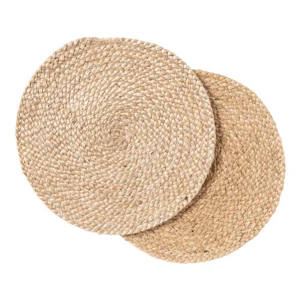 HOME CREATION(R) 				Sets de table en jute, 2 pcs