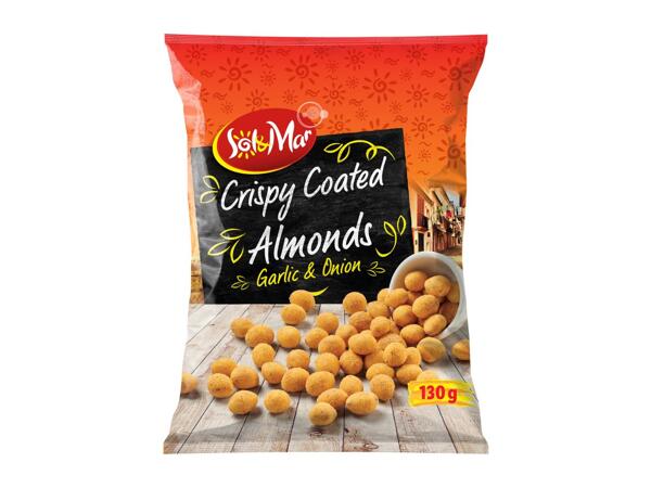 Sol&Mar Crispy Coated Almonds, Garlic & Onion