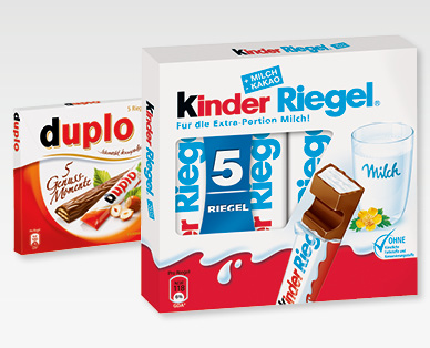 Duplo/Barres FERRERO/KINDER(R)