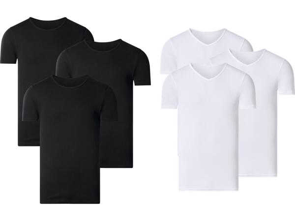 Finribbade t-shirts, 3-pack