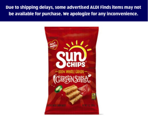 SunChips 
 Harvest Cheddar or Garden Salsa