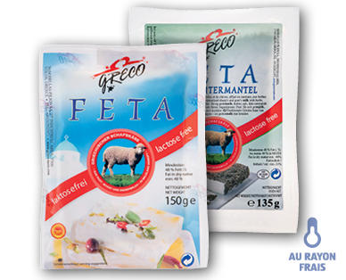 Feta sans lactose