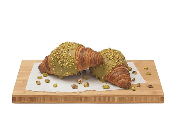 Croissant avec des pistaches