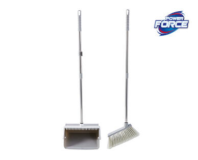Upright Broom and Dustpan