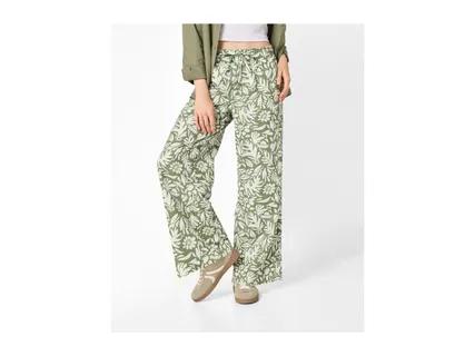 ESMARA Ladies' Patterned Linen Blend Trousers