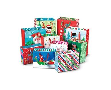 Merry Moments 10 Pk Holiday Gift Bag Set