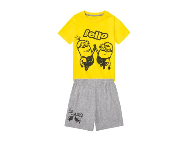 Boys' Short Pyjama Set "Paw Patrol, Minions, Fireman Sam"