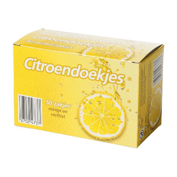 Citroendoekjes, 50 st.