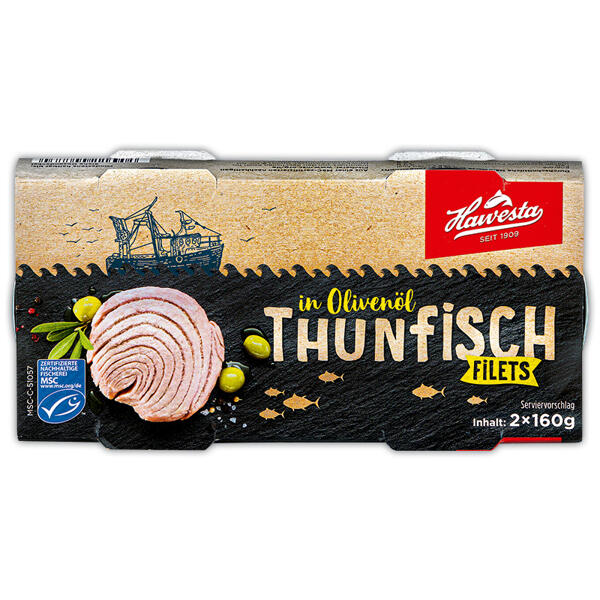 Thunfischsalat und Filets