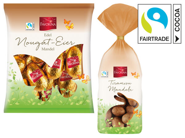 Frühlingsmandeln oder Edel Nougat-Eier