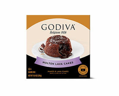 Godiva Chocolate Torte or Molten Lava Cake Premium Dessert Mix