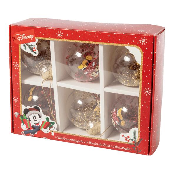 DISNEY(R) 				Boules de Noël, 6 ou 12 pcs