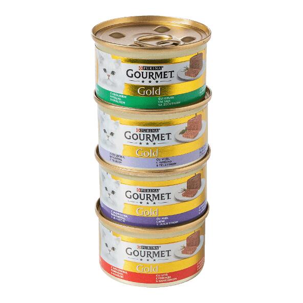 PURINA(R) 				Gourmet Gold mousse, 24 pcs