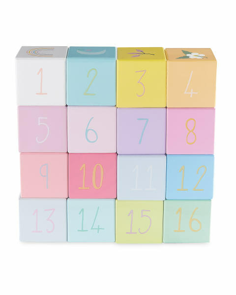 123 Wooden Picture Blocks