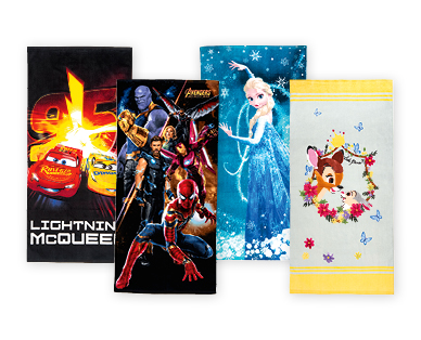 Serviette de bain pour enfants CARS/AVENGERS/FROZEN/BAMBI