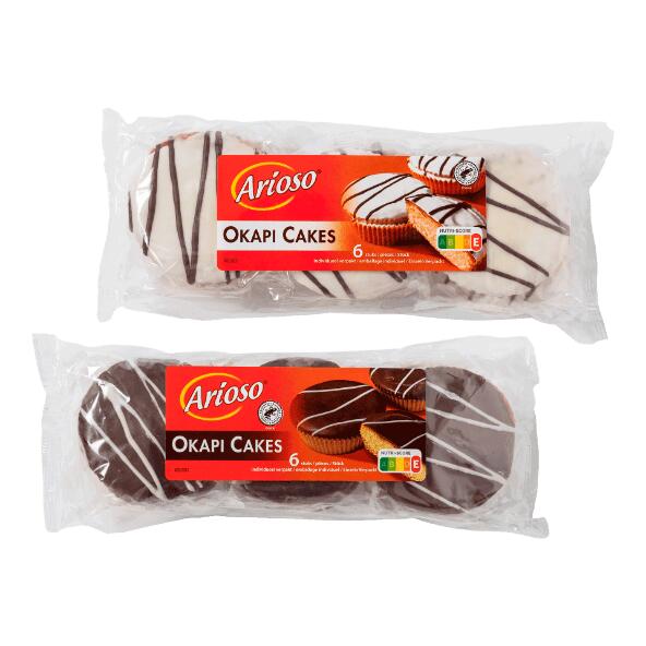 ARIOSO(R) 				Okapi Cakes, 6 pcs