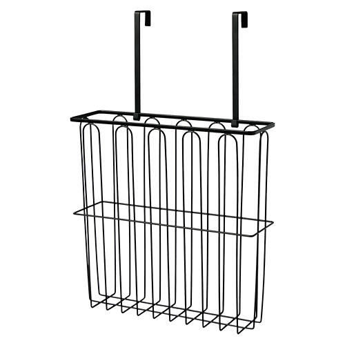 Food Storage Bag Wire Organizer, Black