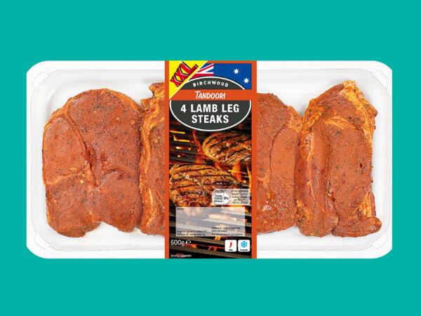 Birchwood Tandoori Lamb Leg Steaks
