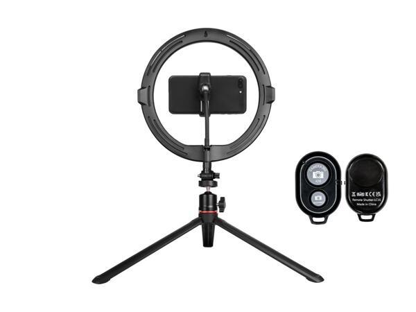 Éclairage vidéo/​anneau lumineux de vlogging AgfaPhoto