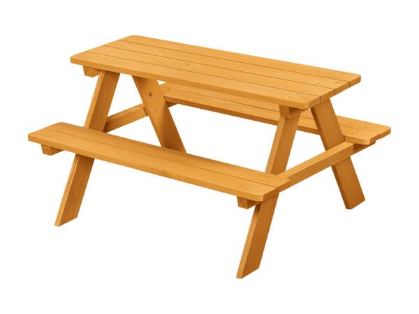 Table et bancs pour enfant