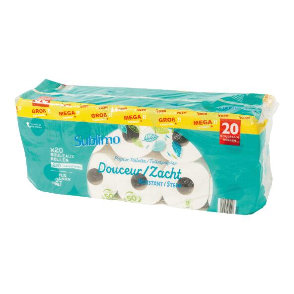 SUBLIMO(R) 				Papier toilette XXL, 20 pcs