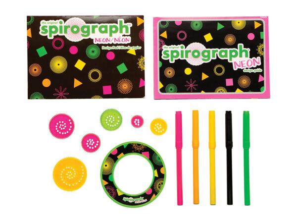 Spirograph Neon Design Set