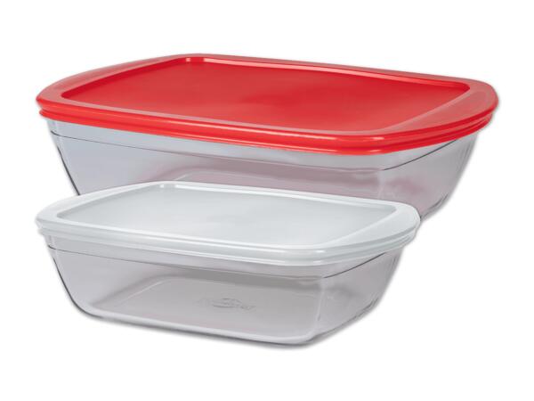 Glas Frischhaltedosen-Set, 2-teilig