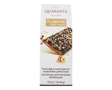 Quaranta Florentine Sfogile Croccanti 120g