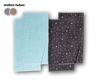 MY LIVING STYLE Frottee-Serie "Sterne"