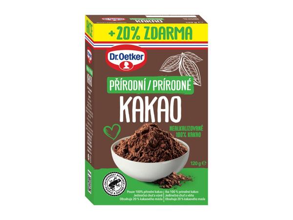 DR. OETKER ČERNÉ/PŘÍRODNÍ KAKAO