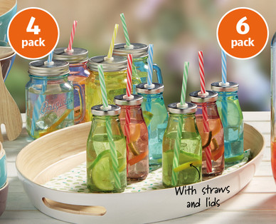 Glass Drinking Jars