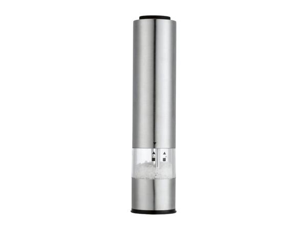 SILVERCREST Silver Electric Salt or Pepper Mill