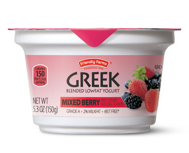 Friendly Farms Greek Lowfat Yogurt
