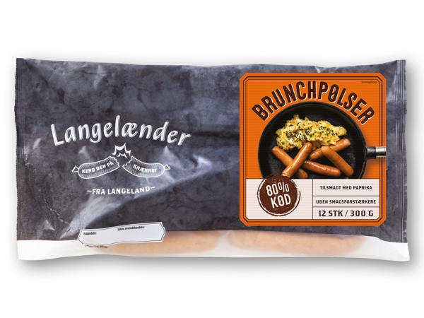 LANGELÆNDER Brunchpølser
