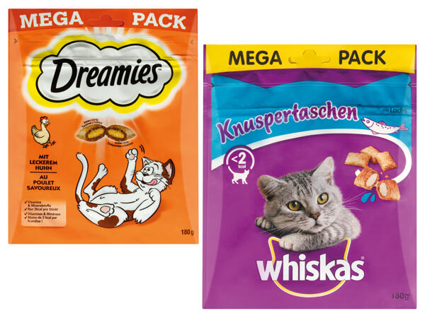 Whiskas Dreamies oder Whiskas Snacks