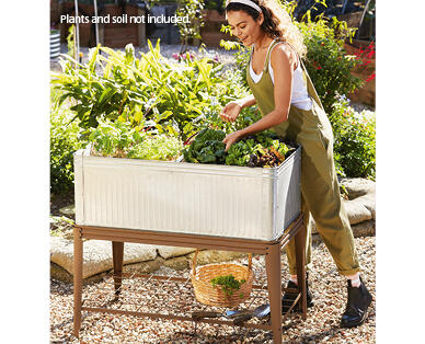 Vintage Planter with Stand
