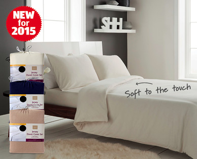 Jersey Duvet Set Single