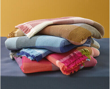 Cotton Waffle Blanket