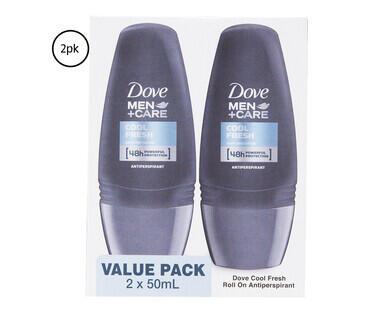 Dove Antiperspirant Roll-On Deodorant 2 x 50ml