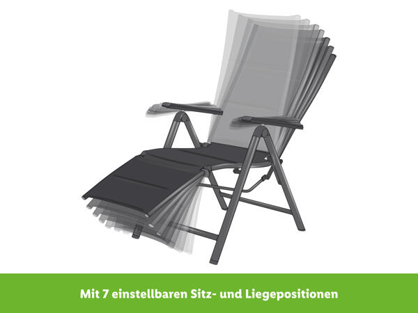 Aluminium-Relaxsessel