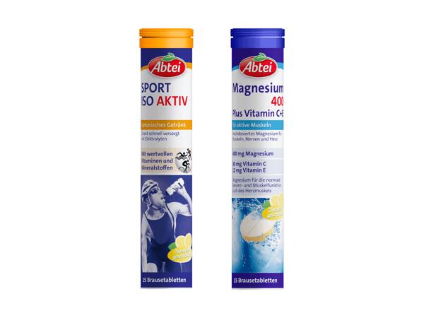 Magnesium 400 Plus/Sport Iso Aktiv Brausetabletten