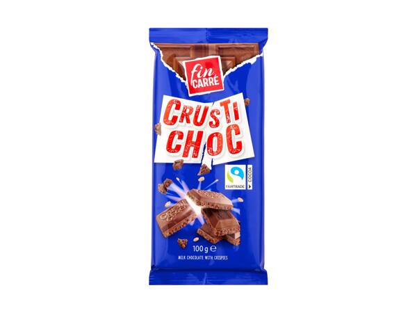 Tablette de chocolat Crusti Choc