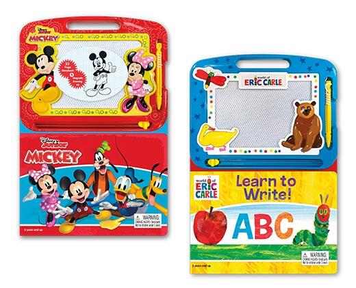 Phidal Storybook & Magnetic Drawing Pad