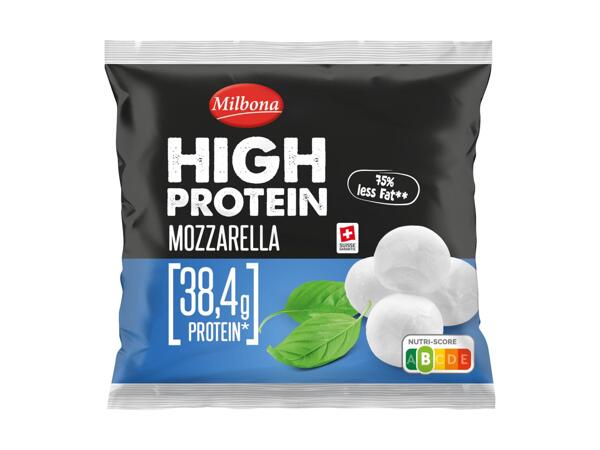 Mozzarella riche en protéines