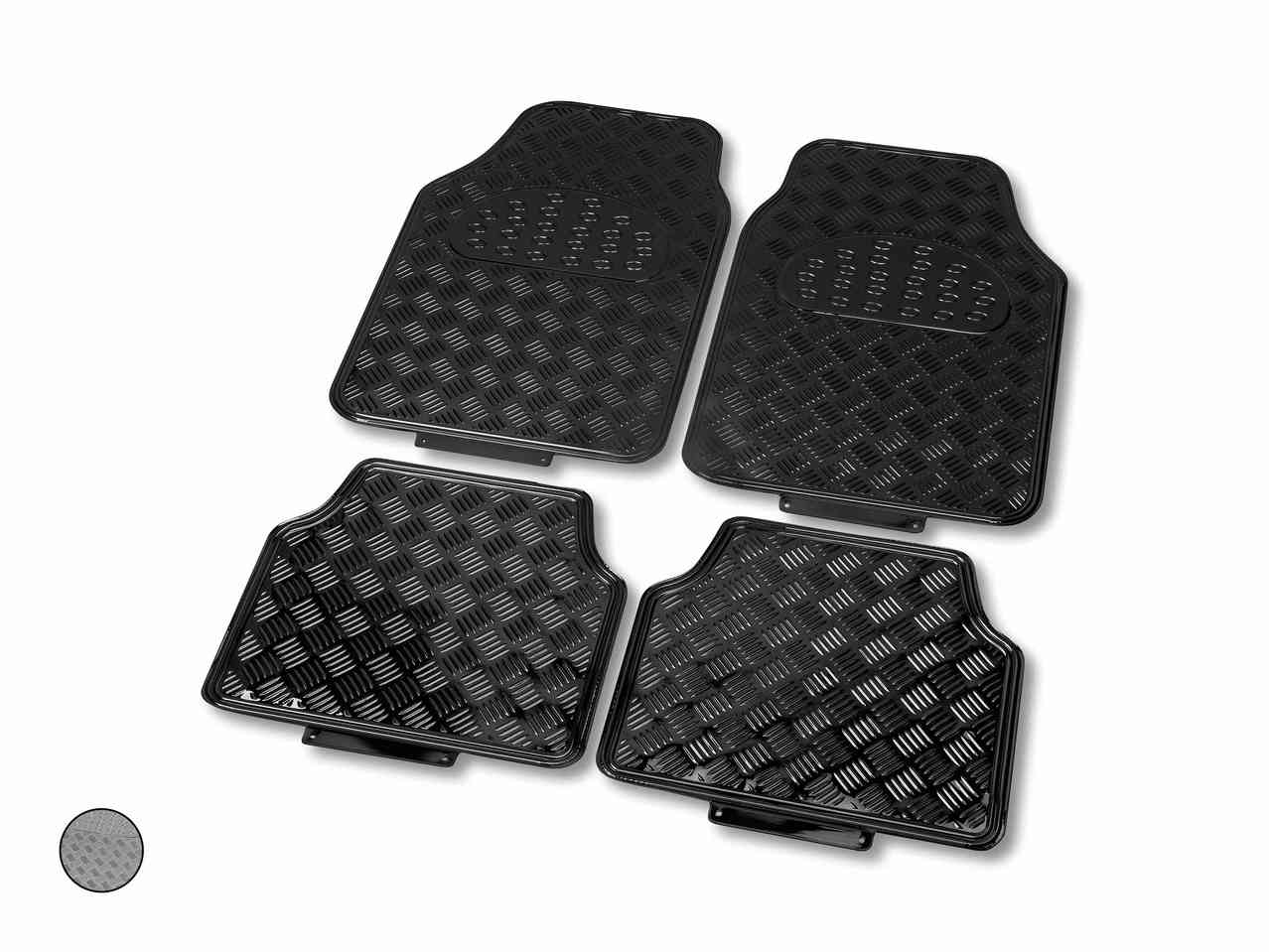Set de tapis de voiture, 4 pièces